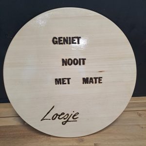 Houten draaiplateau